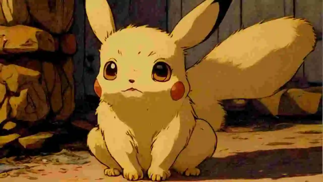 Pokémon Studio Ghibli Pikachu P