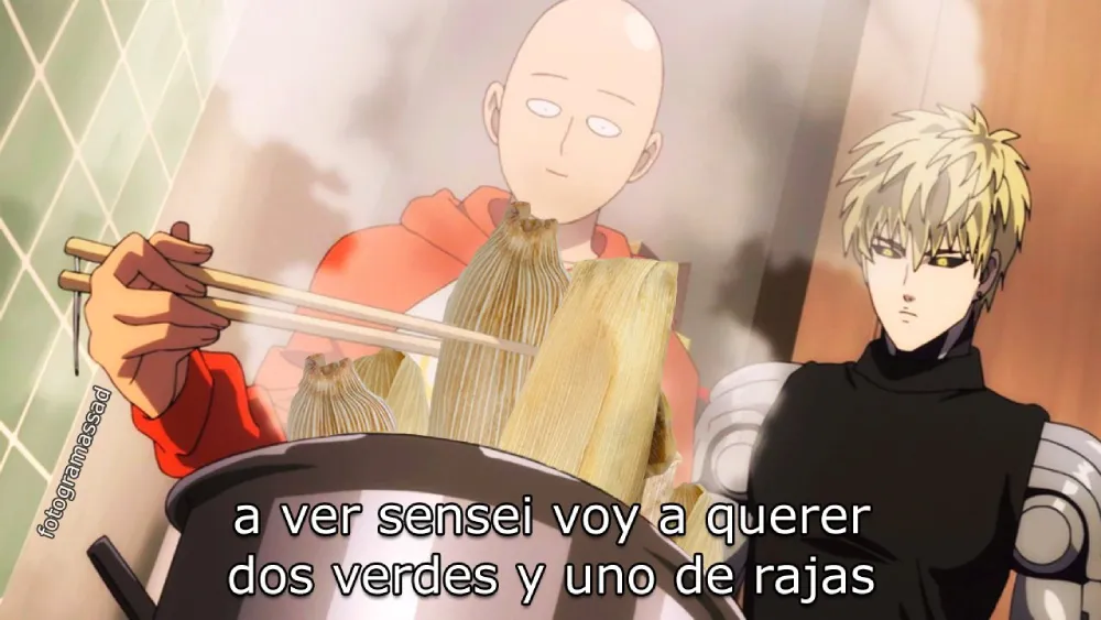 Saitama Anime tamales