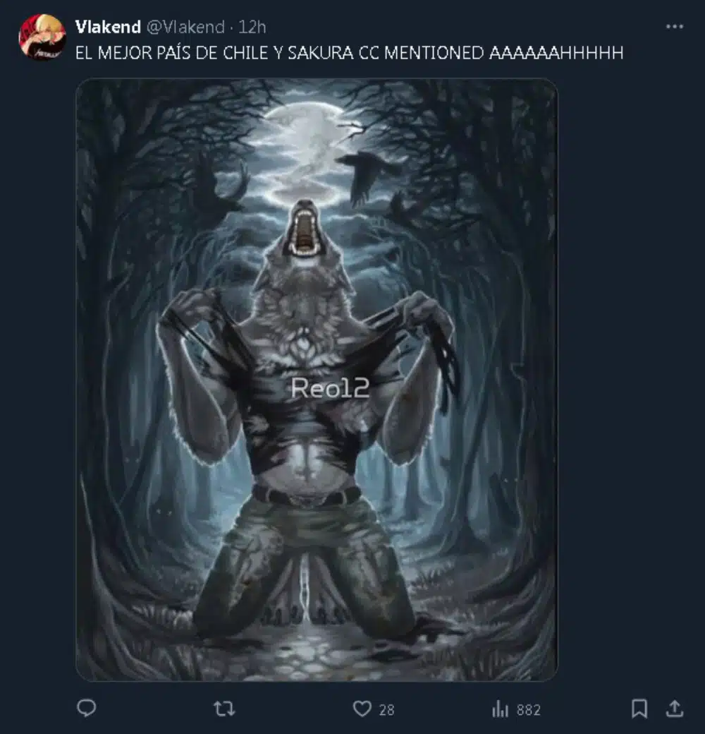 Sakura CardCaptor twitter captura 03