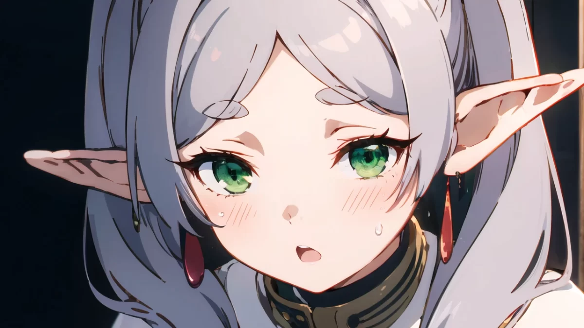 Sousou no Frieren: Frieren disfruta de un aperitivo en tierna figura