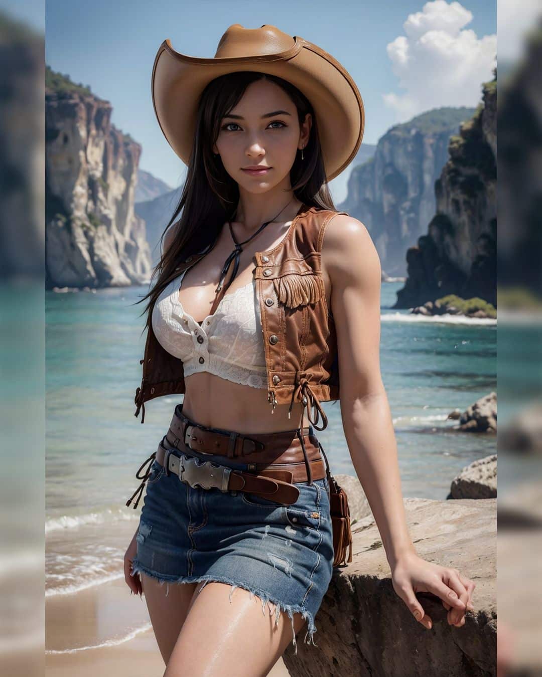 La bella Tifa “vaquera” de Final Fantasy VII es real en fanarts