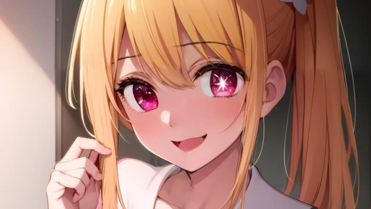 oshi no ko ruby hoshino beso aqua ruby manga mini