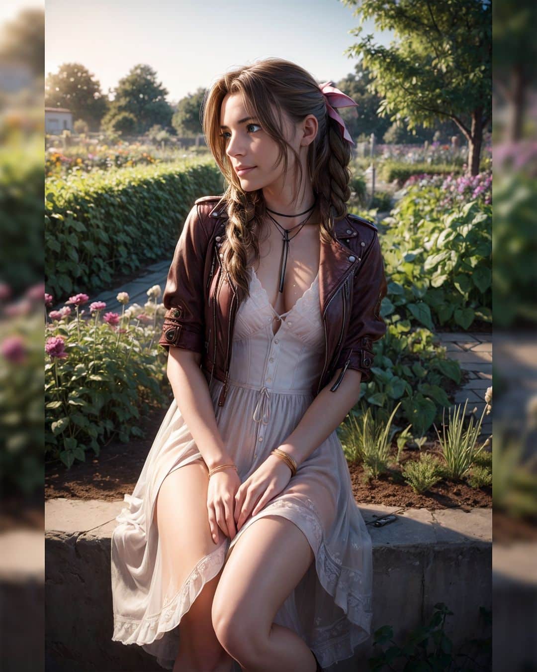 Aerith de Final Fantasy presenta su versión más hermosa en fanarts