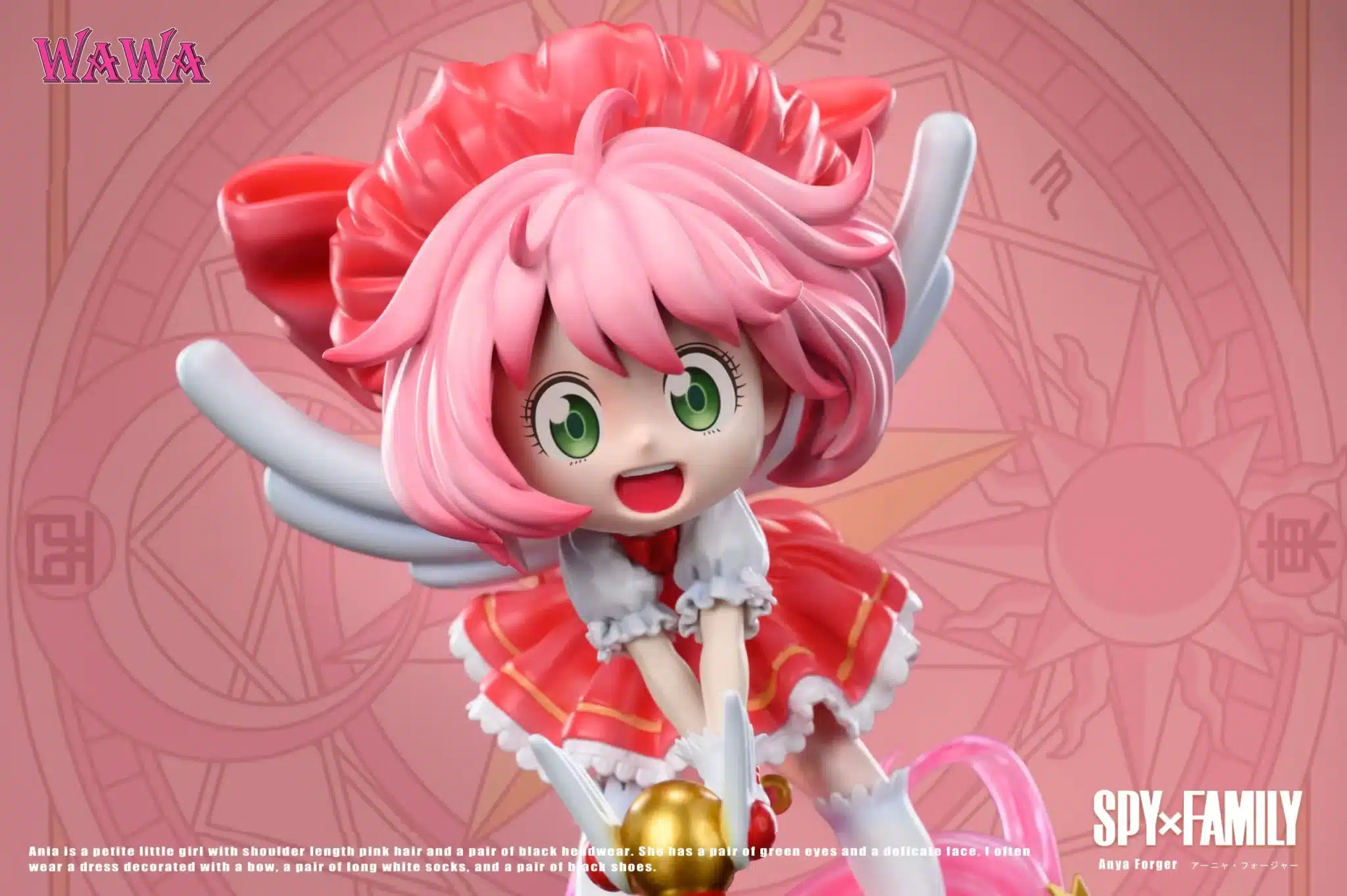 Anya Forger de Spy x Family se convierte en Sakura de Sakura Card Captor