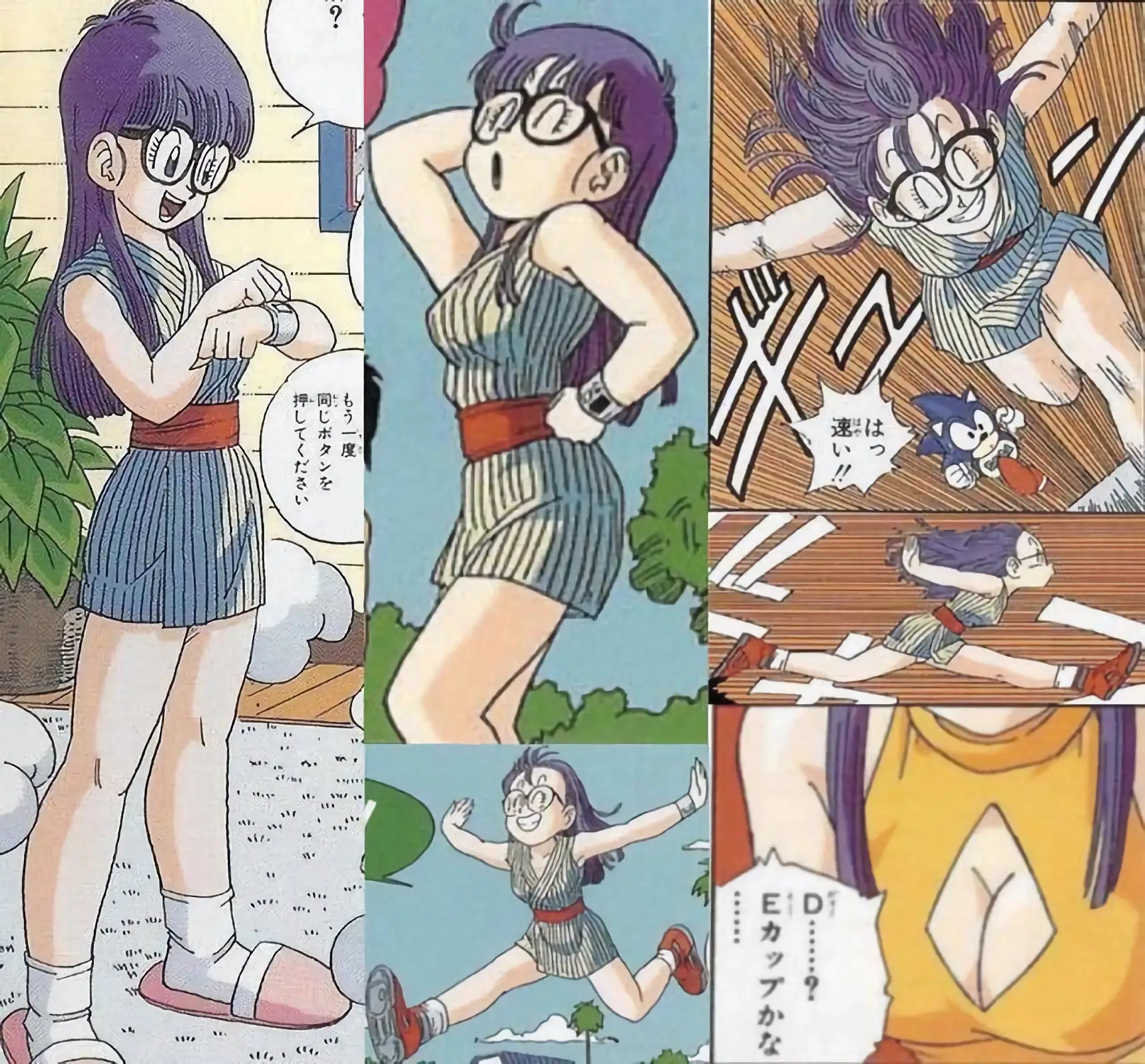 Arale Norimaki de Dr. Slump luce encantadora en su versión adulta