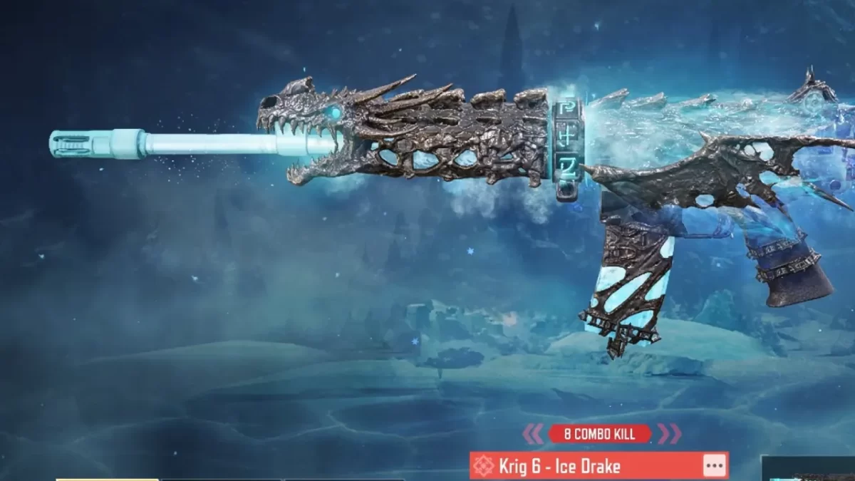 Skin de arma de hielo en Call of Duty Warzone Mobile