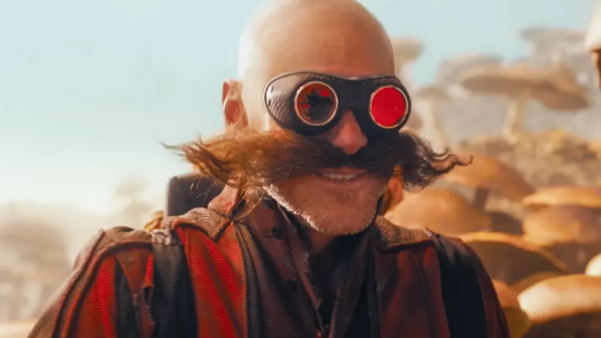 Jim Carrey como Eggman en Sonic the Hedgehog.