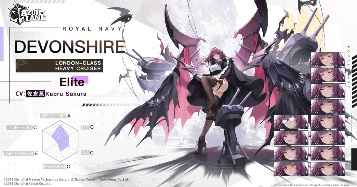 Azur Lane introduce a su nueva “waifu” Devonshire con un curioso video