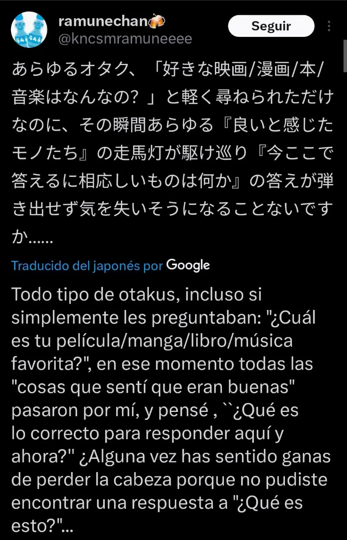 Fans del anime se ven acorralados cuando les preguntan por su anime favorito