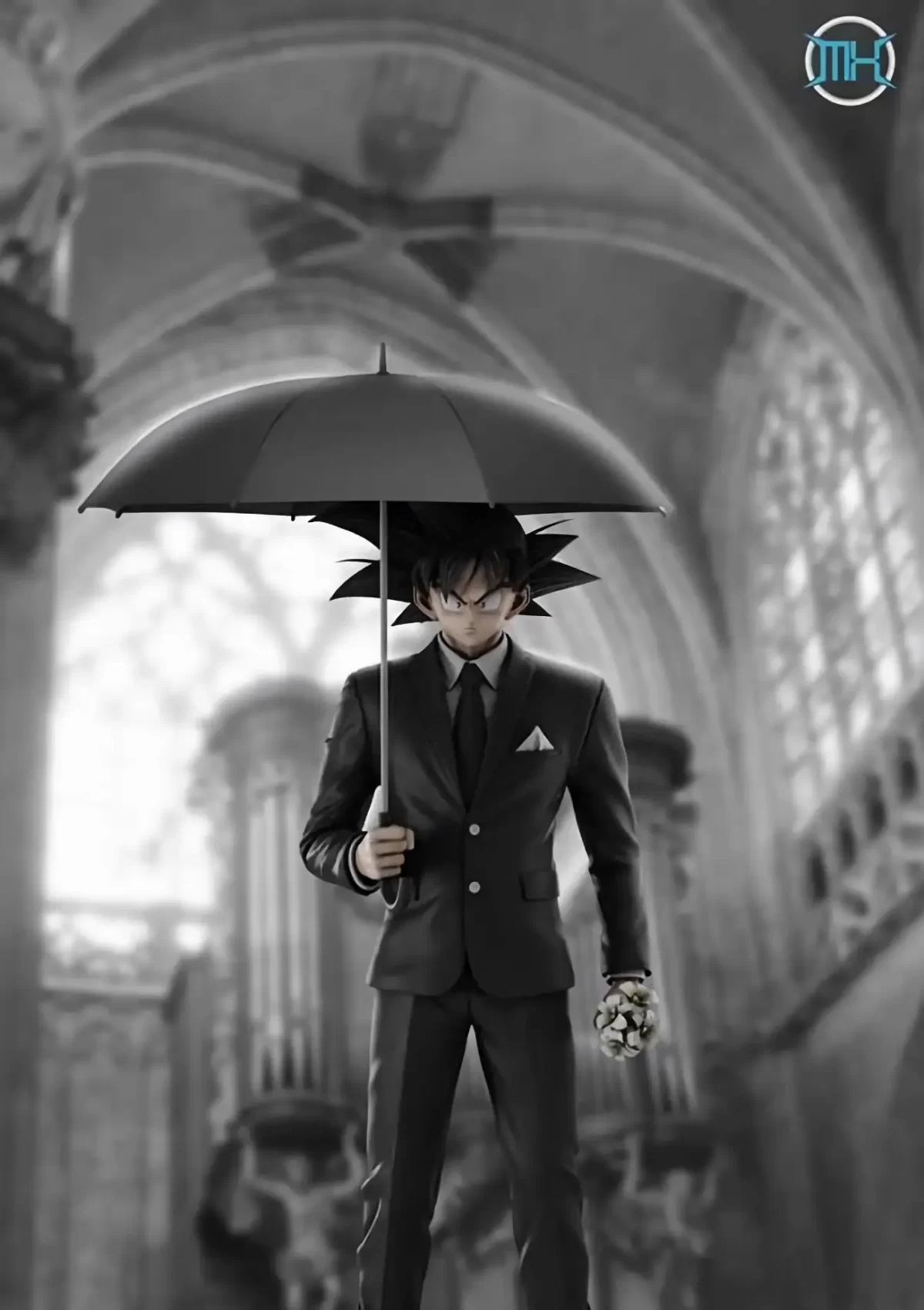 Goku de Dragon Ball deja de lado el color naranja para vestir de negro