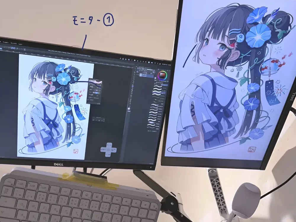 Ilustradora japonesa forma trabajo2