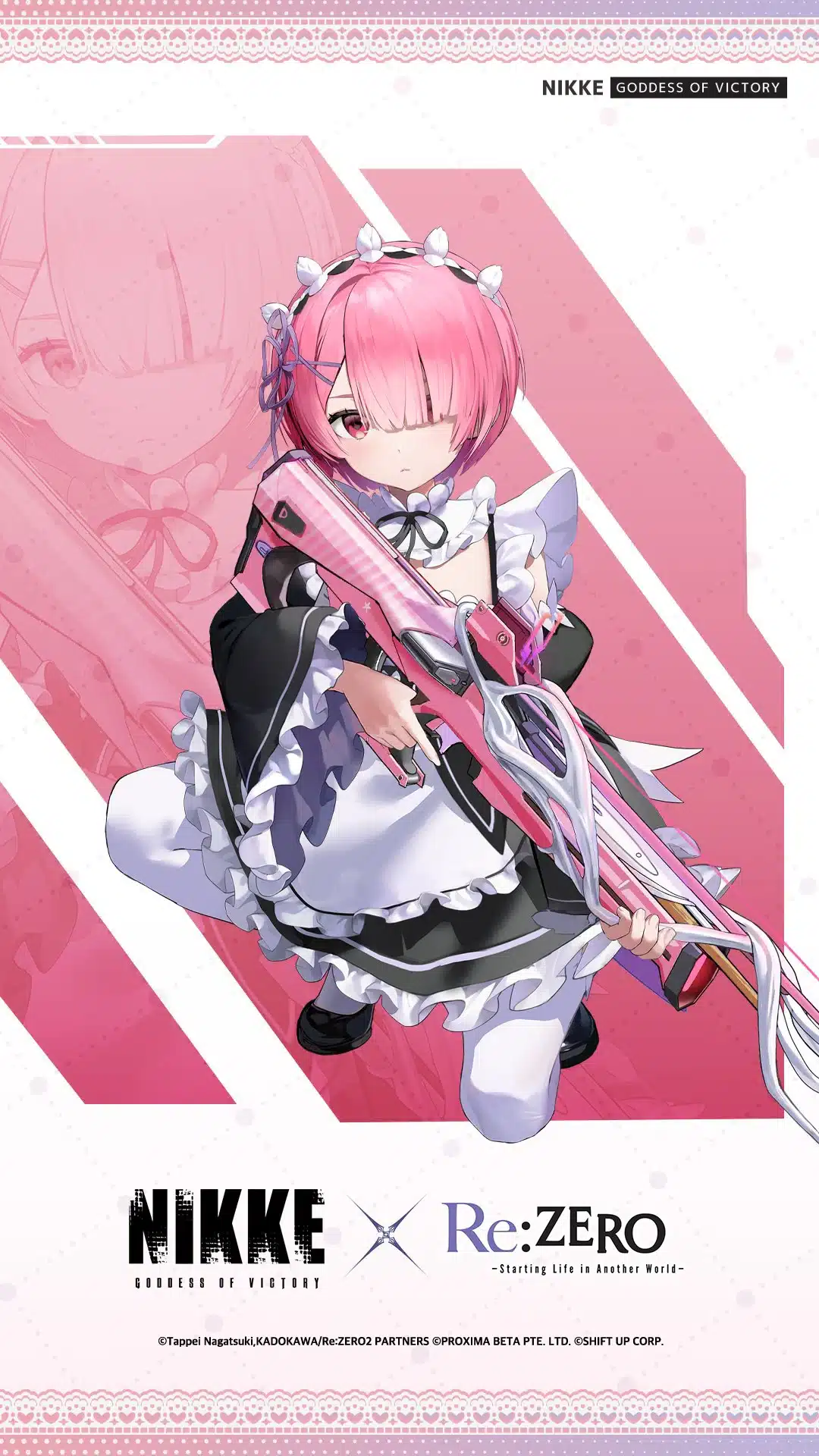 Nikke: Así se ven Emilia, Rem y Ram de Re: Zero dentro del juego