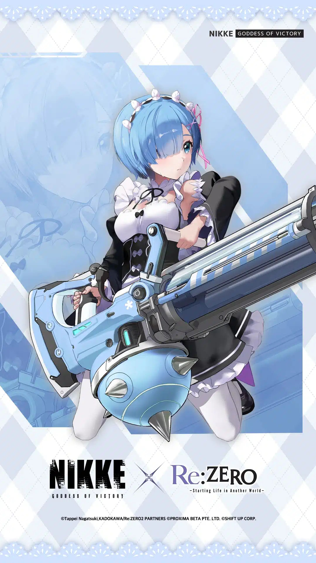 Nikke: Así se ven Emilia, Rem y Ram de Re: Zero dentro del juego