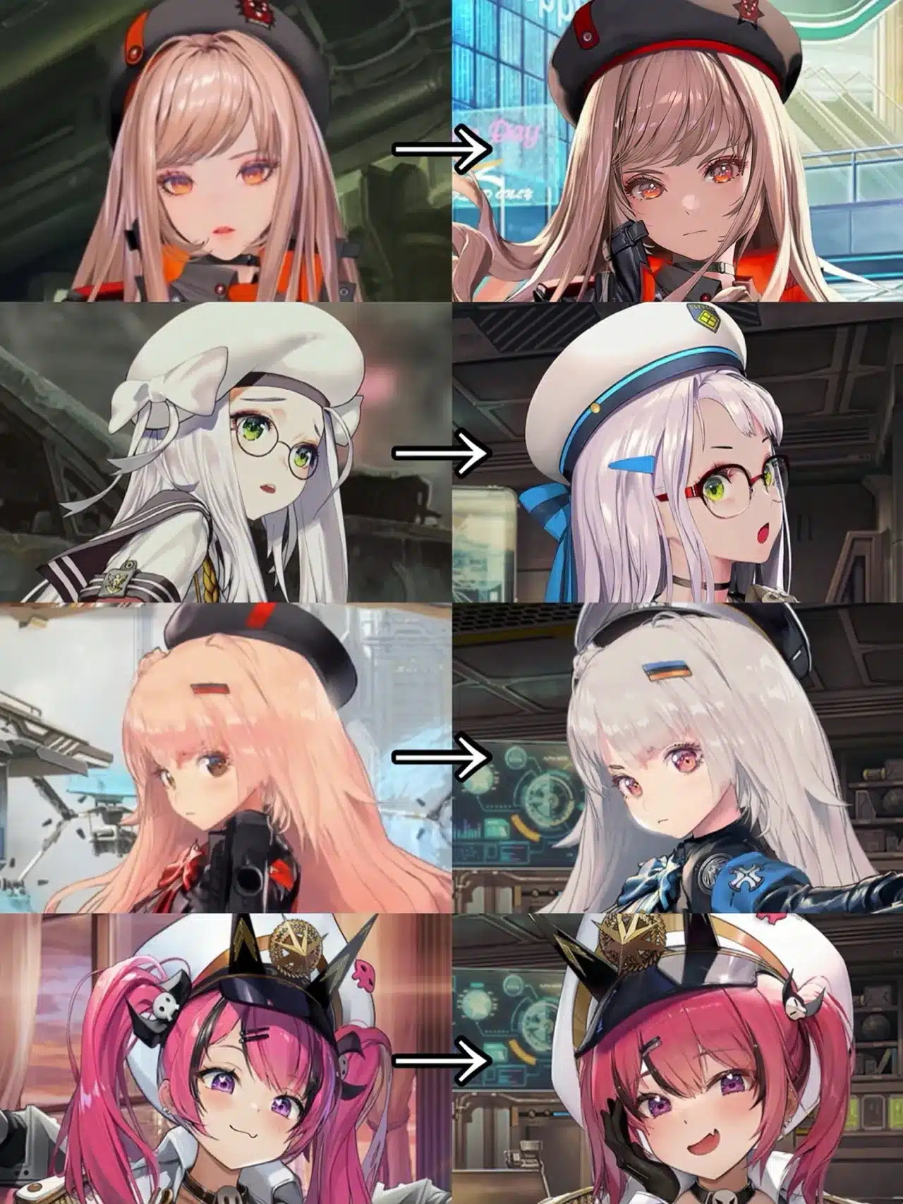 Las "waifus" de Nikke sorprenden a los fans con sus cambios de diseños