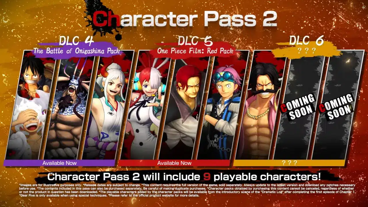 Paquete de DLC #6 de One Piece: Pirate Warriors 4