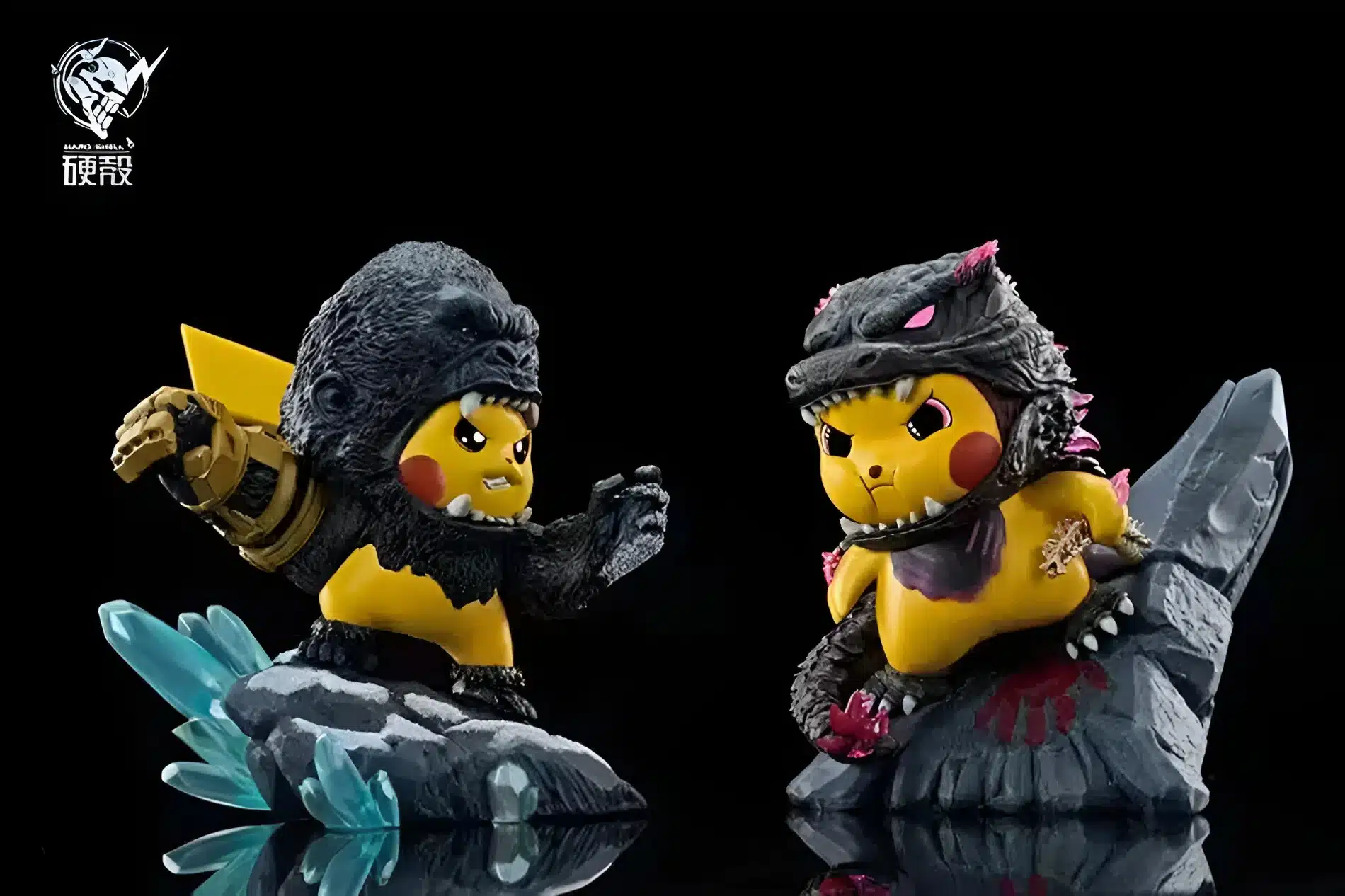 Pokémon: Pikachu colabora con Godzilla vs. King Kong en adorables figuras