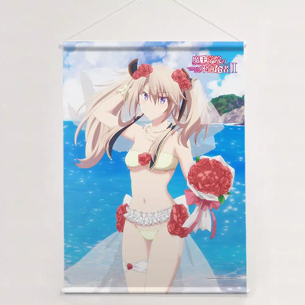 Sasha y Misha de The Misfit of Demon King Academy lucen vestidos de novia veraniegos