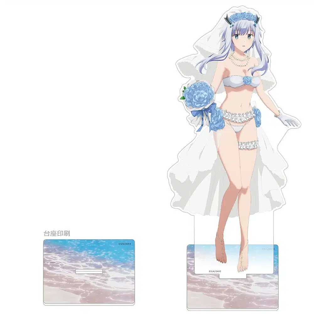 Sasha y Misha de The Misfit of Demon King Academy lucen vestidos de novia veraniegos