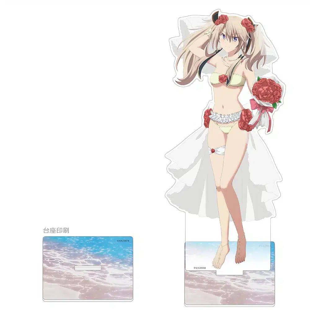 Sasha y Misha de The Misfit of Demon King Academy lucen vestidos de novia veraniegos