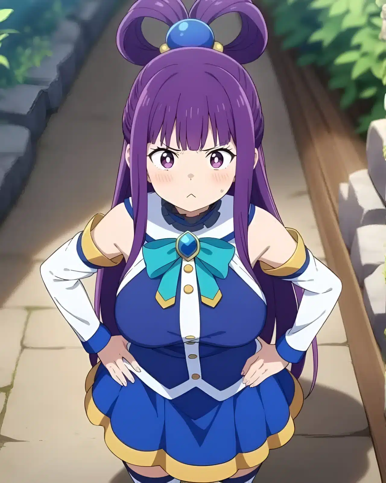 Waifus de Sousou no Frieren se visten como las de Konosuba! en fanarts