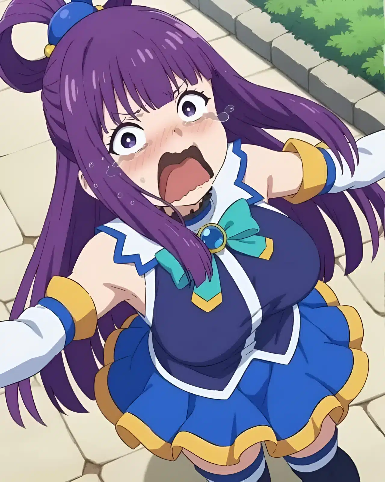 Waifus de Sousou no Frieren se visten como las de Konosuba! en fanarts