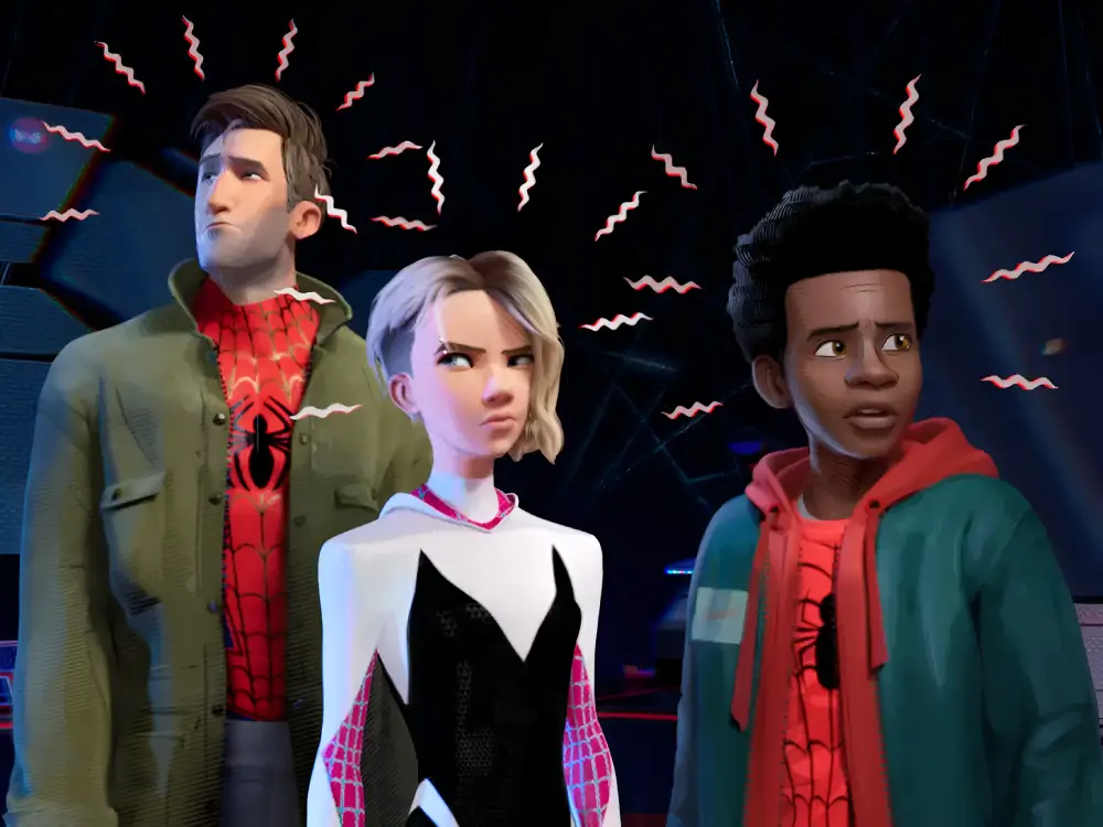 Spider-Man across the spider-verse escena