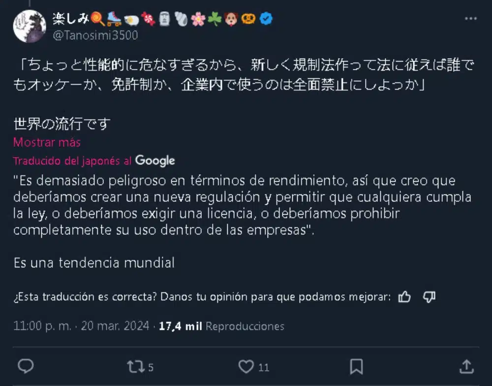 autor Love hina twitter captura 0101