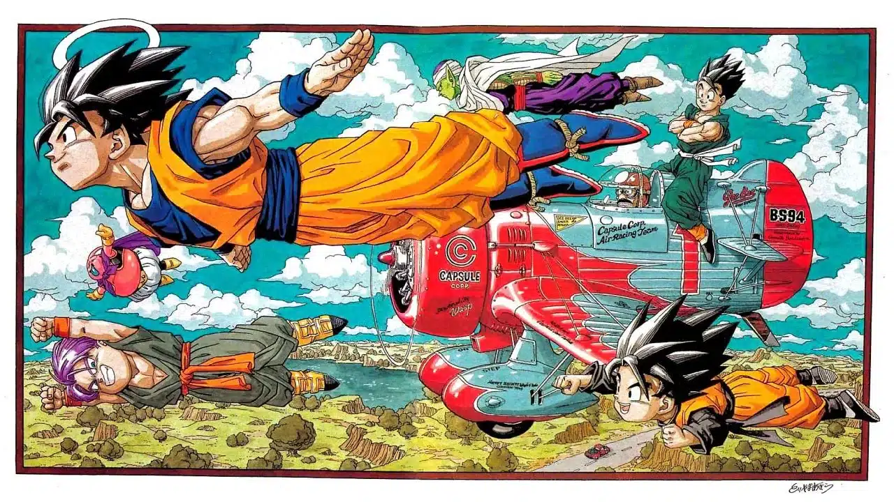 Portada a color de Dragon Ball Z