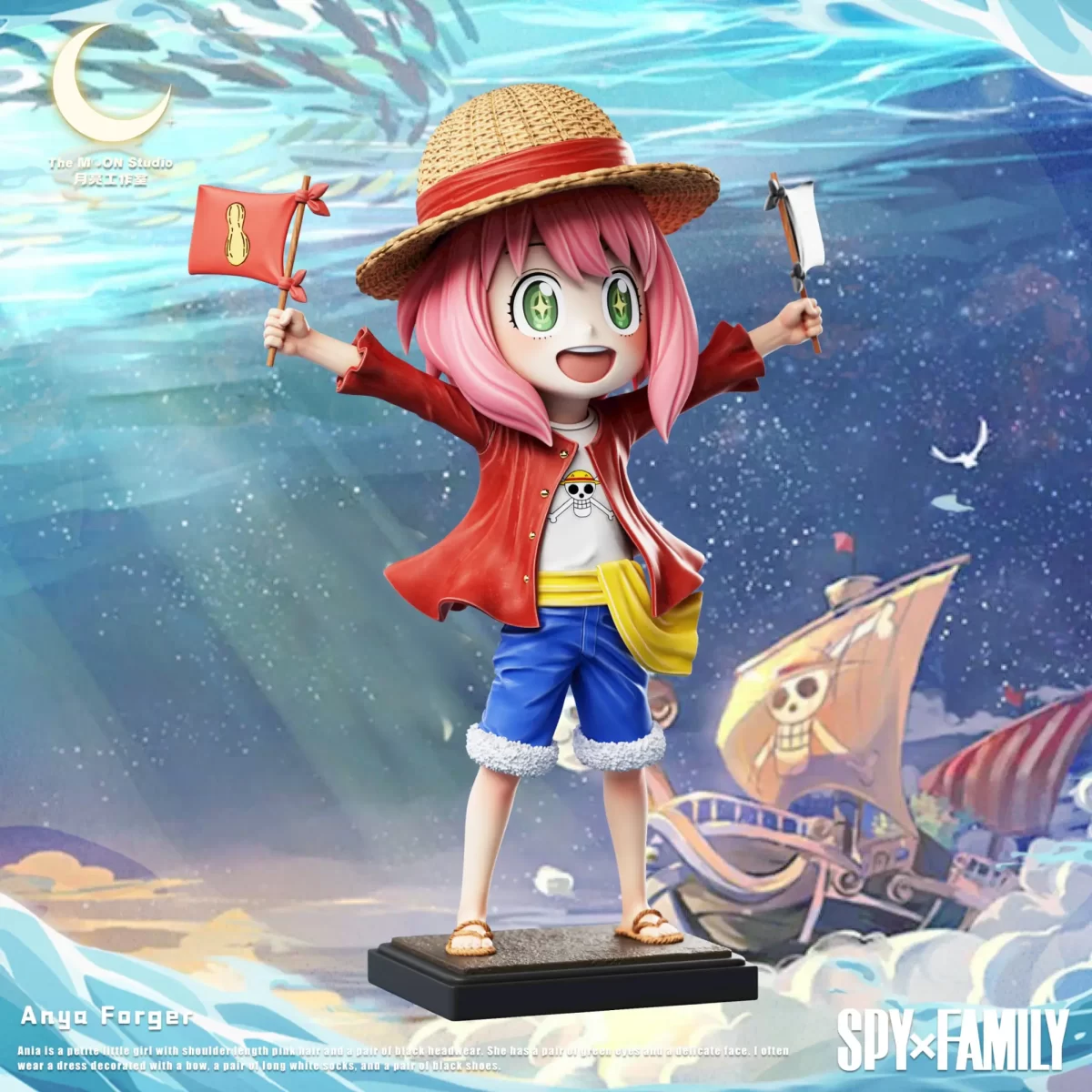Anya Forger de SPY x FAMILY rinde homenaje a One Piece