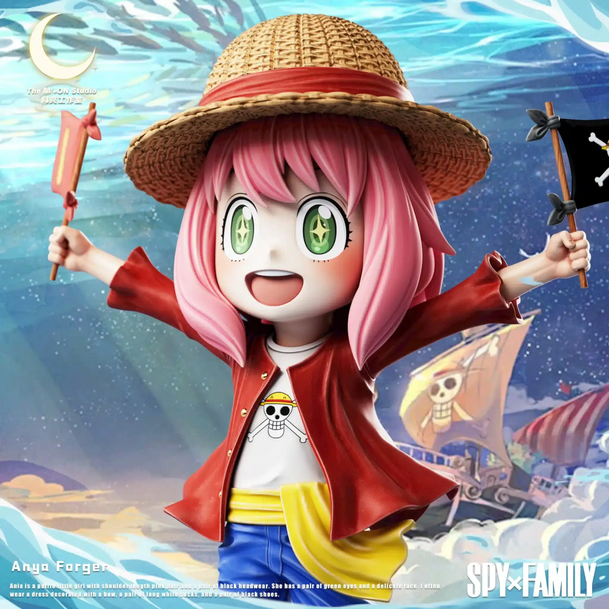 Anya Forger de SPY x FAMILY rinde homenaje a One Piece
