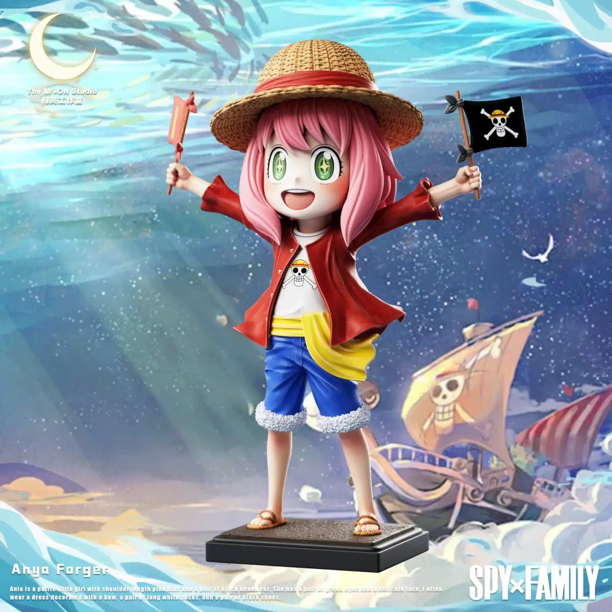 Anya Forger de SPY x FAMILY rinde homenaje a One Piece