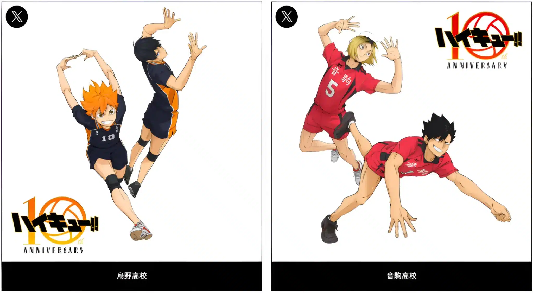 Haikyuu aniversario fans