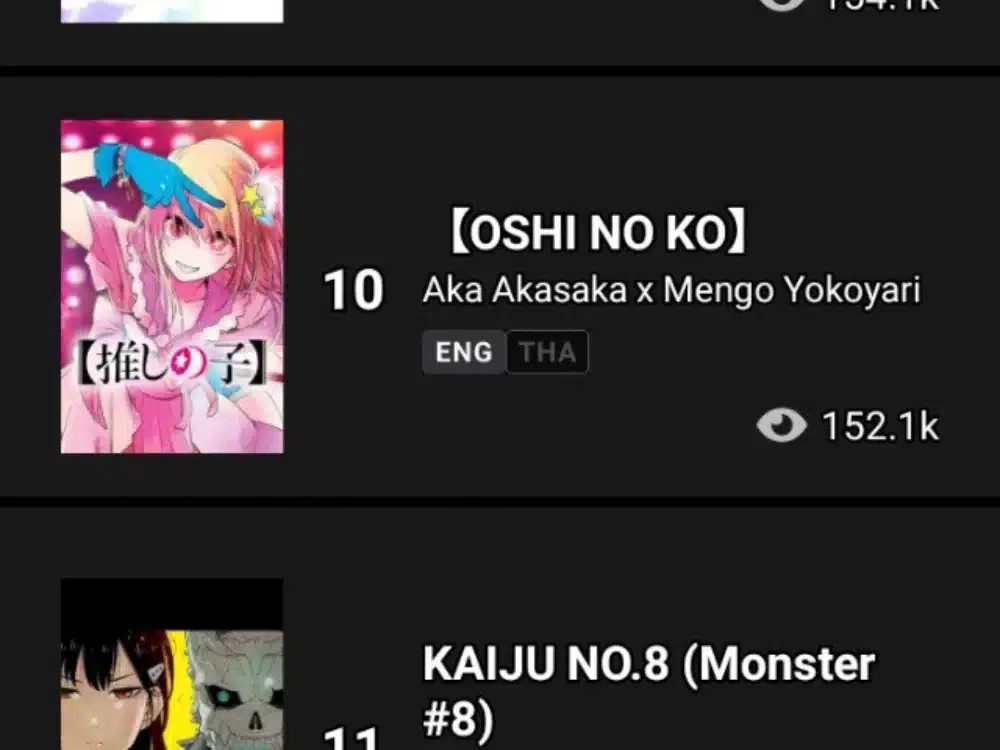 Manga plus Negai no Astro ranking captura 0102