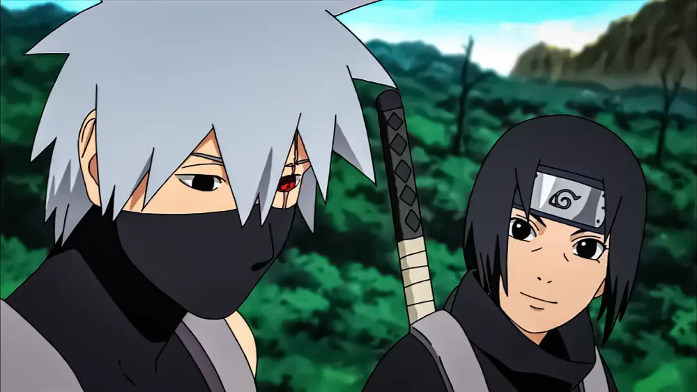 Naruto Kakashi e Itachi ANBU