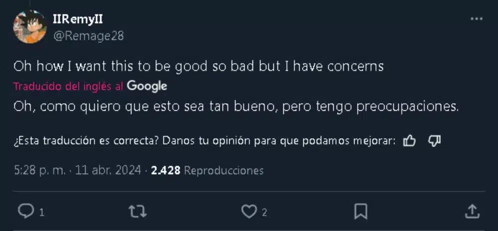 Negai no Astro twitter captura 0103