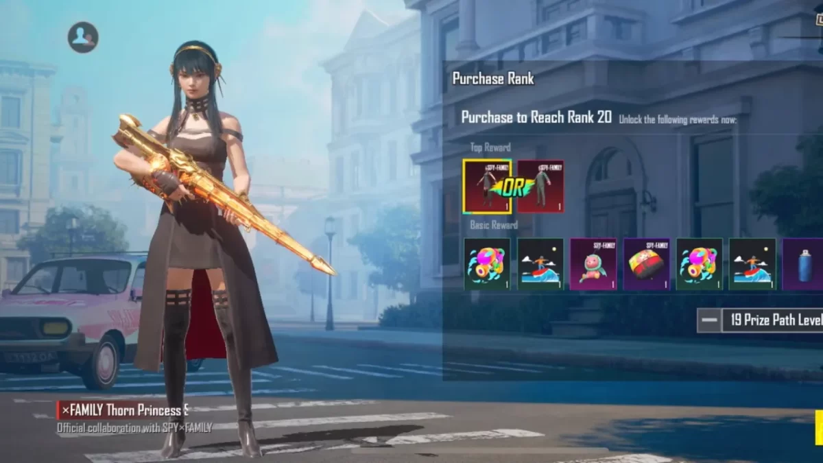 Skin de Yor Forger en PUBG Mobile