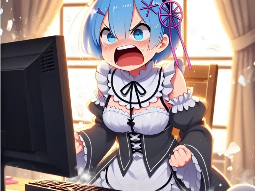 Re:Zero Rem enojada