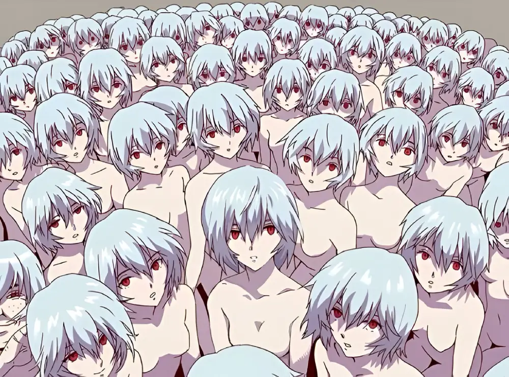 Rei Ayanami Evangelion clones2