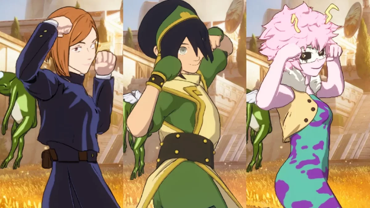 Nobara, Mina y Toph en Fortnite (Demostración)