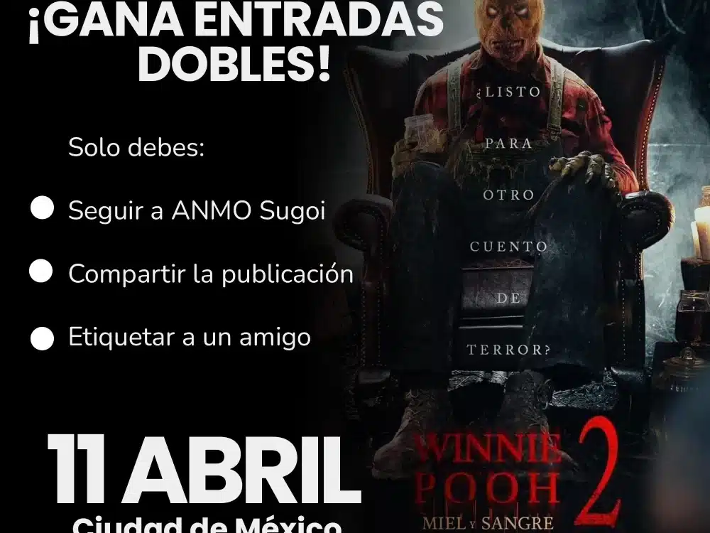 Gana un pase doble para la premiere de Winnie the Pooh: Miel y sangre 2