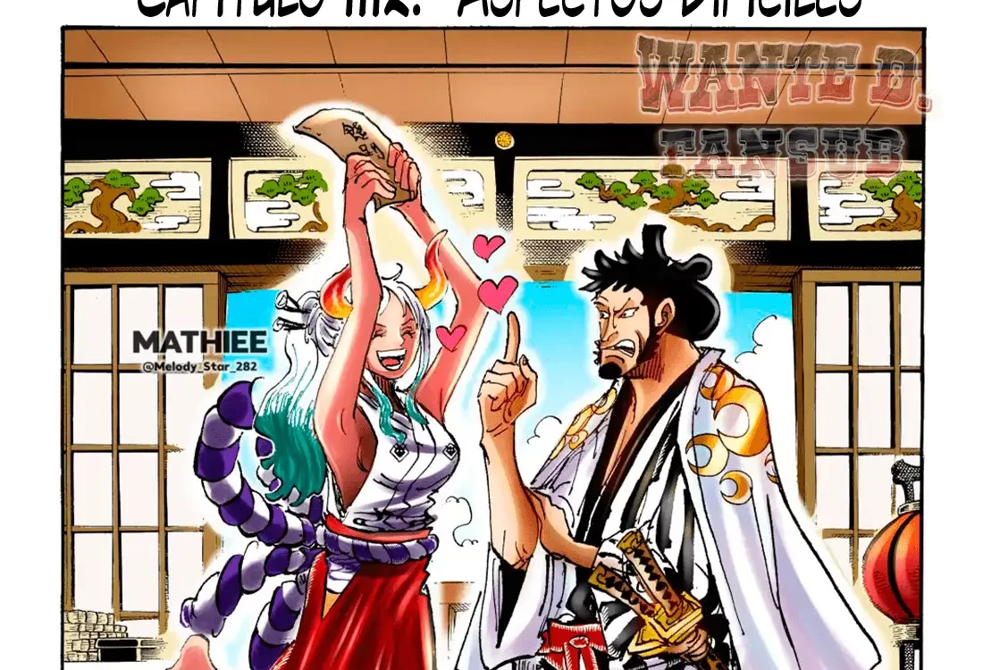 Kin'emon le pide un favor a Yamato (One Piece)