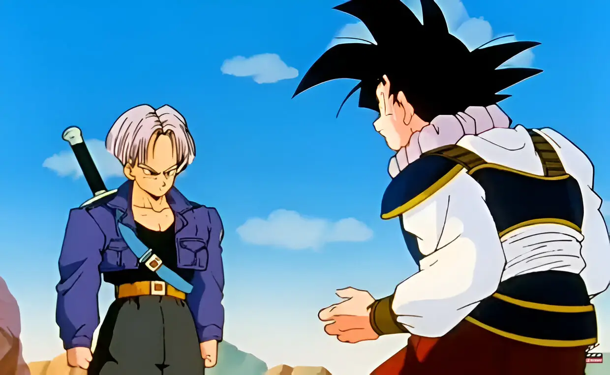 Dragon Ball Trunks y Goku