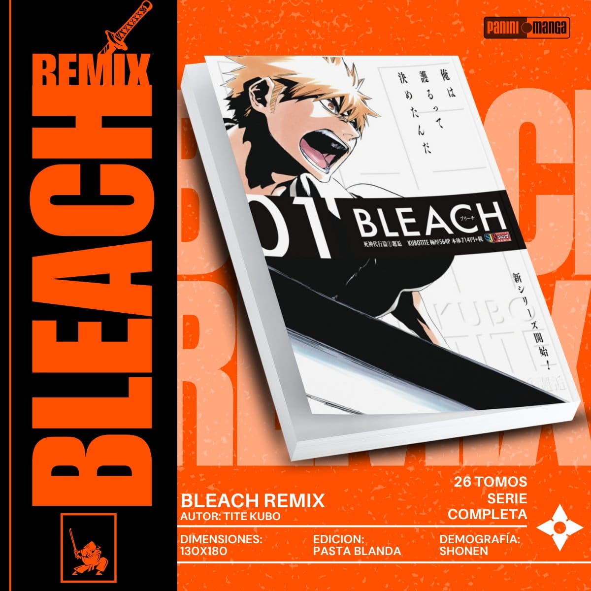 Panini Manga Mx anuncia Bleach Remix