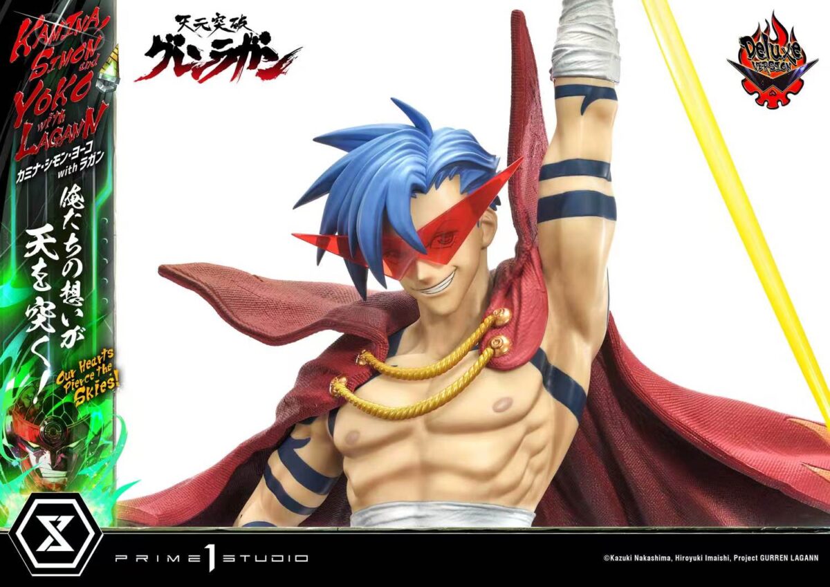 Kamina en la figura de Gurren Lagann