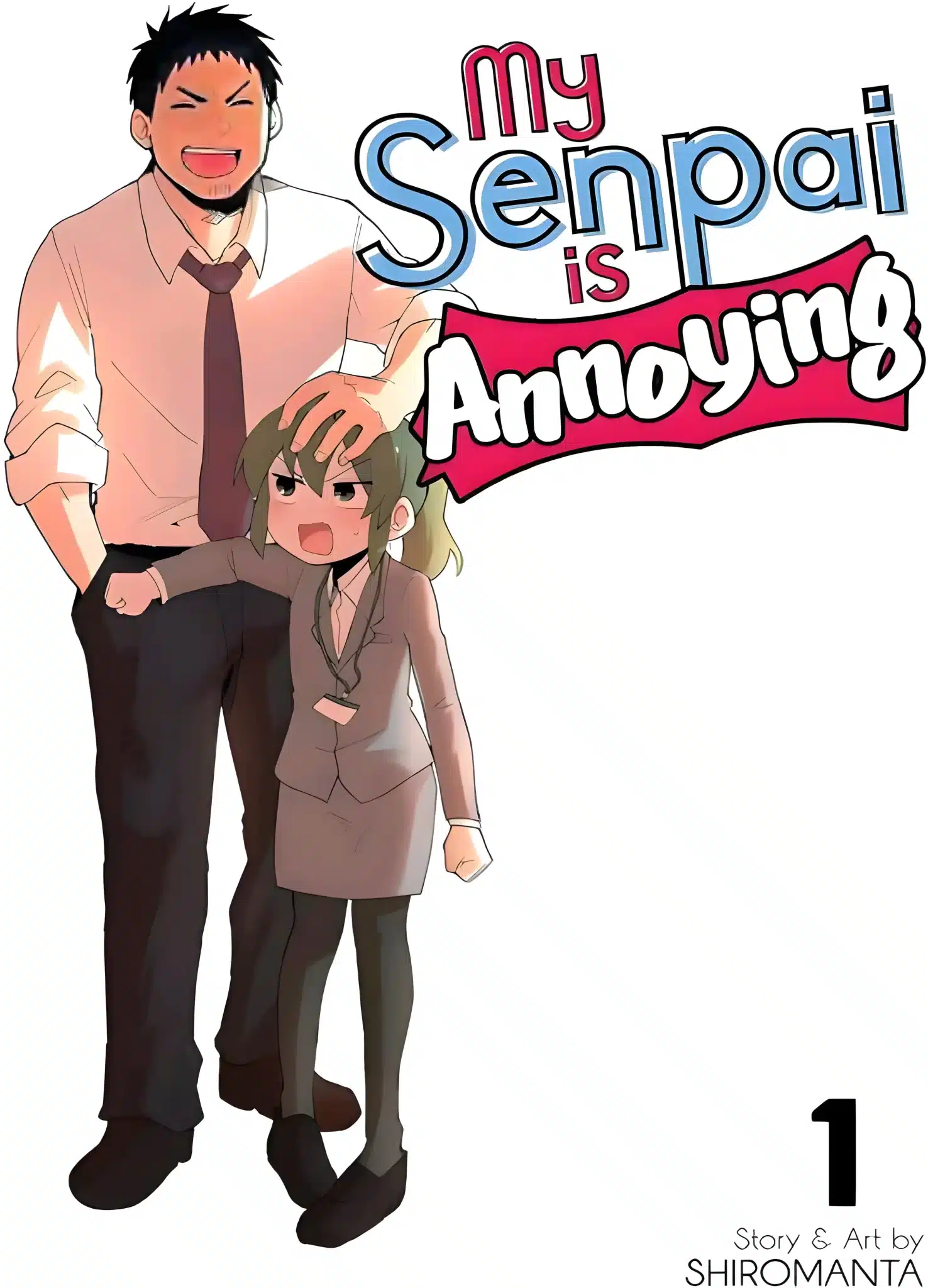 Portada del manga My senpai is annoying