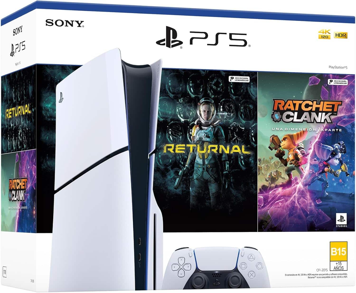 El Bundle de Playstation 5 Slim + Returnal y Ratchet & Clank es una de las mejores opciones de compra