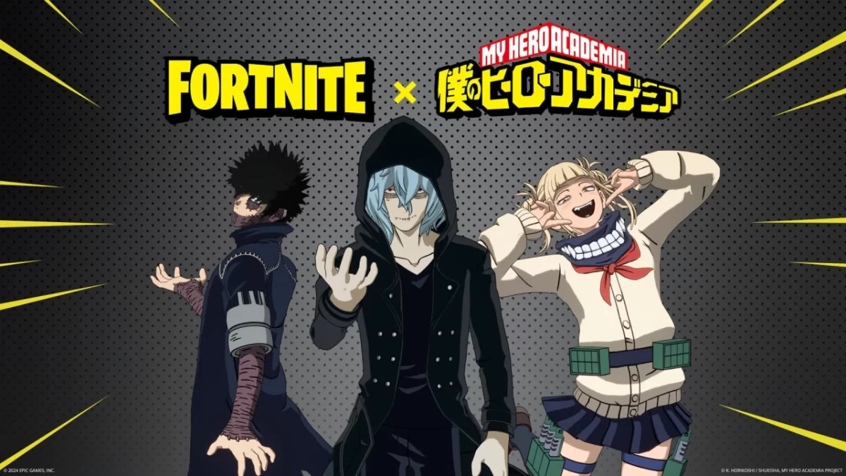 Paquete de La Liga de los Villanos de My Hero Academia en Fortnite.