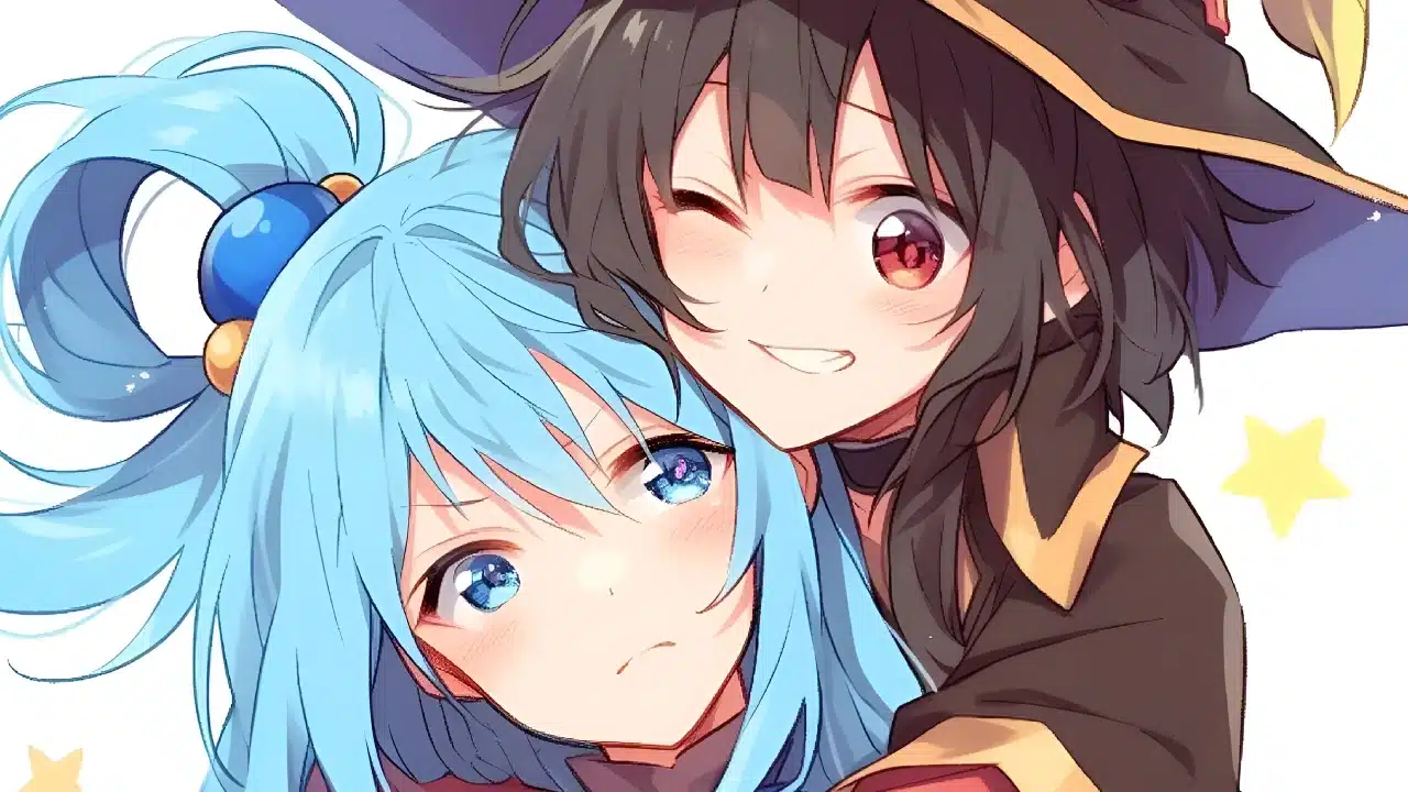 Aqua y Megumin Konosuba!