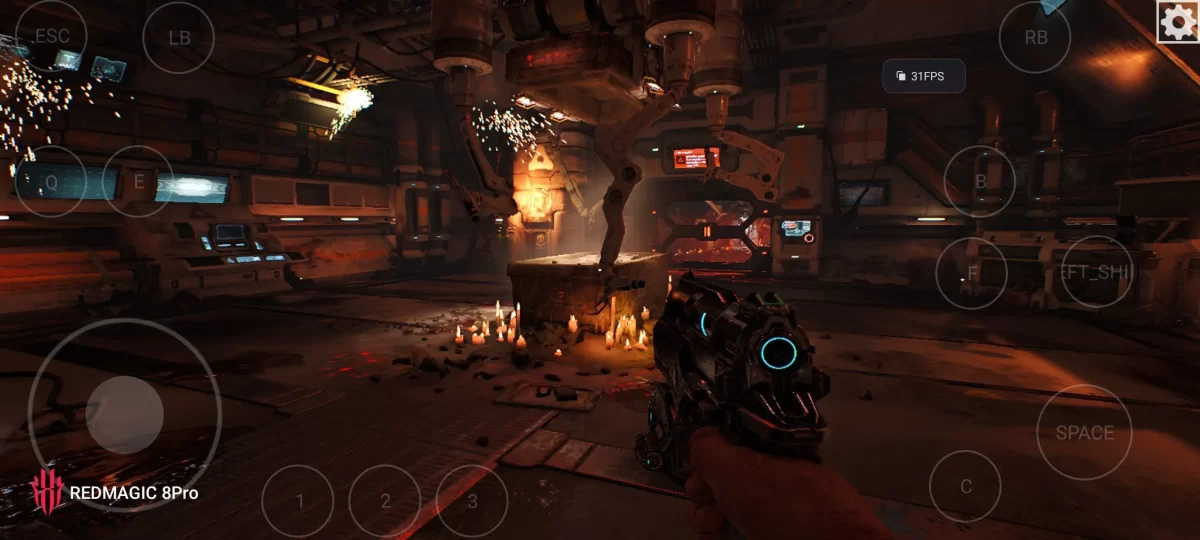 DOOM 2016 corriendo en un celular RedMagic #2