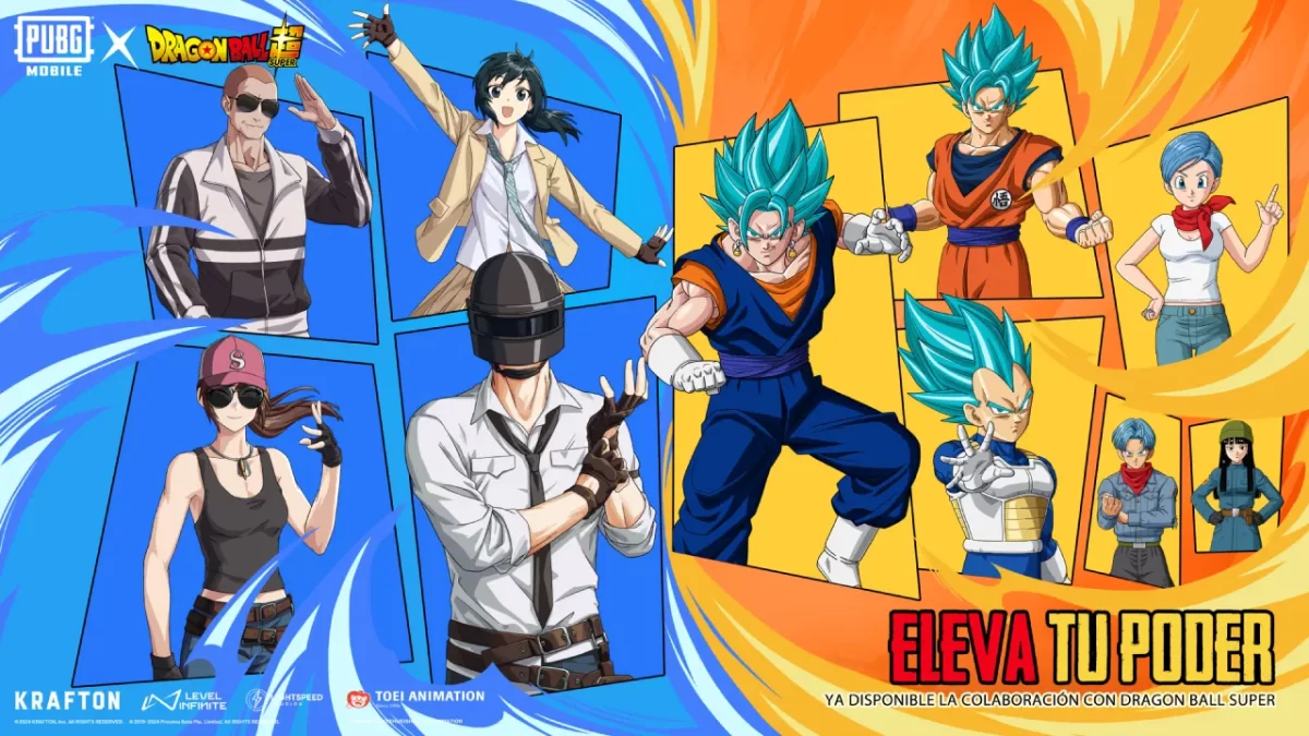 Colaboración #2 de PUBG Mobile y Dragon Ball
